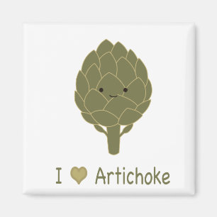 Imã Eu amo a alcachofra