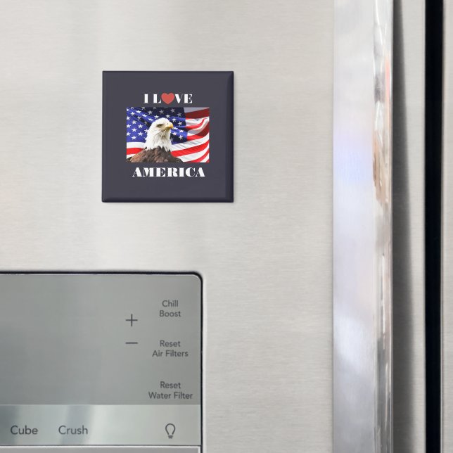 Imã Eu Amo a América (In Situ (Fridge))