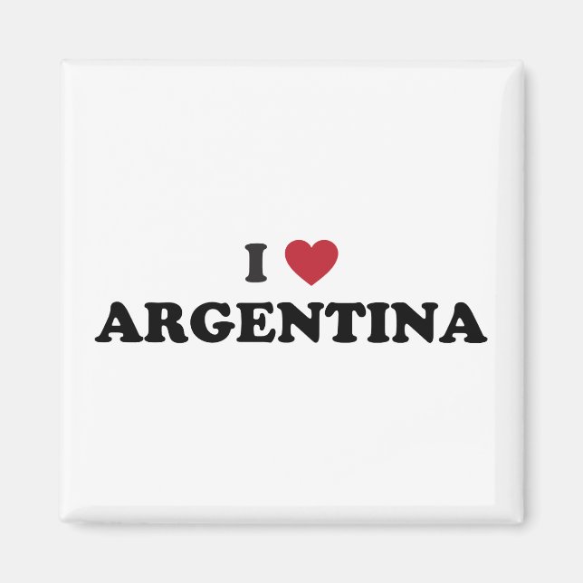 Imã Eu amo a Argentina (Frente)