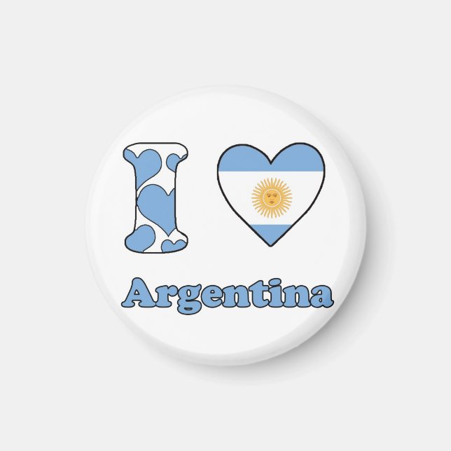 Imã Eu amo a Argentina (Frente)