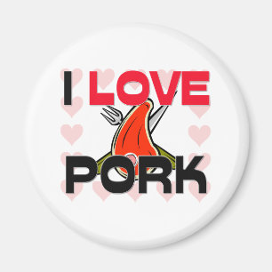 Imã Eu amo a carne de porco