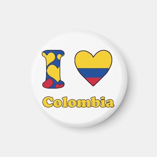 Imã Eu amo a Colômbia (Frente)