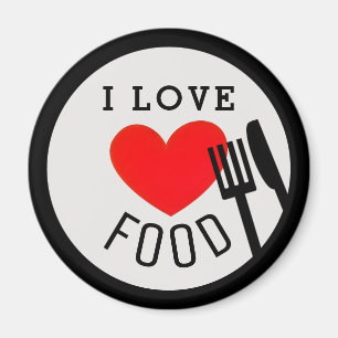 Imã Eu amo a comida
