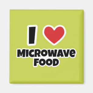 Imã Eu amo a comida da microonda