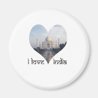 Imã Eu amo a Índia com Taj Mahal