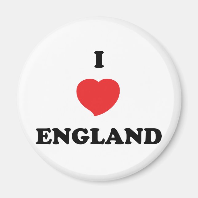 Imã EU AMO A Inglaterra (Frente)