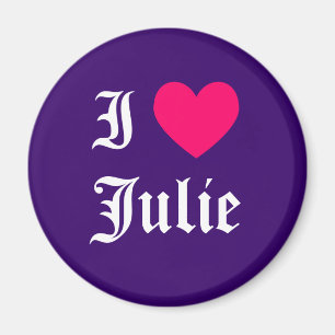 Imã Eu amo a Julie