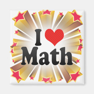 Imã Eu amo a matemática