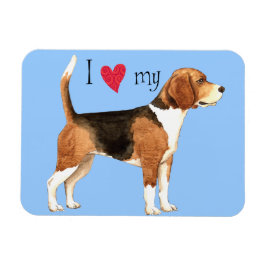 Ímã Eu Amo a minha Beagle