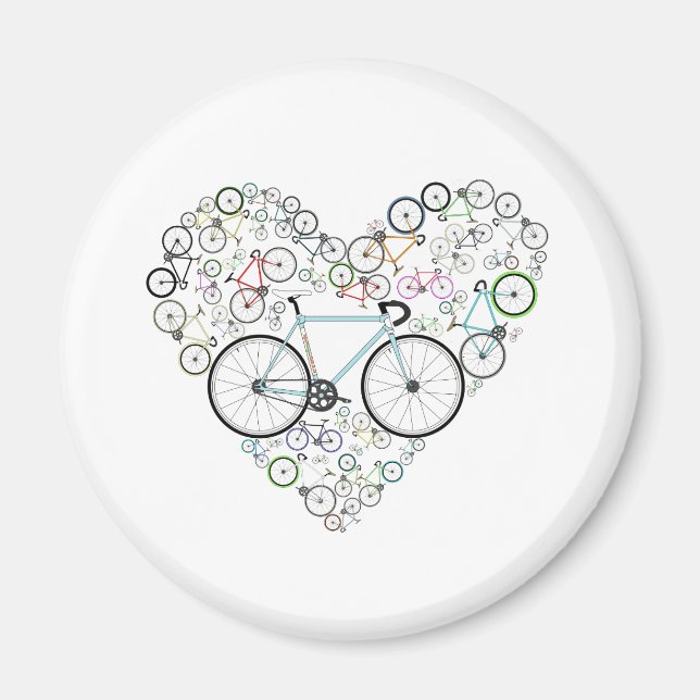 Imã Eu Amo A Minha Bicicleta (Frente)