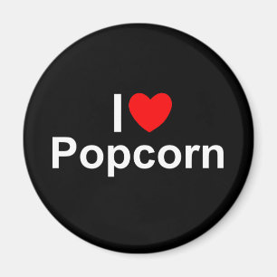 Imã Eu amo a pipoca (do coração)