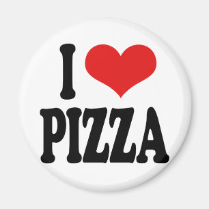 Imã Eu amo a pizza