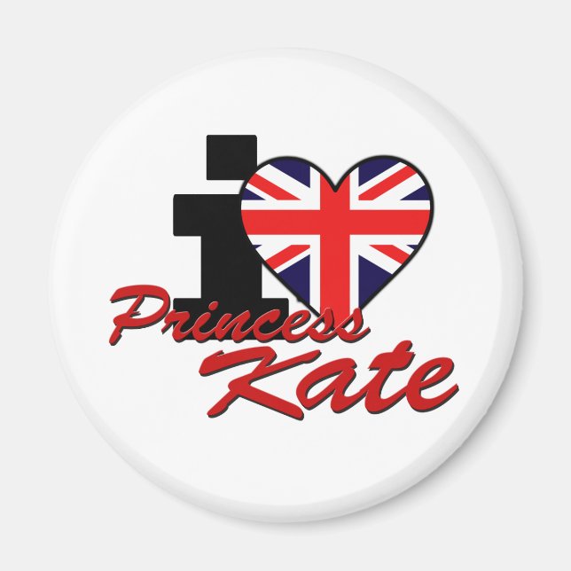 Imã Eu amo a Princesa Kate (Frente)