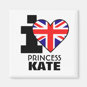 Imã Eu amo a princesa Kate Ímã