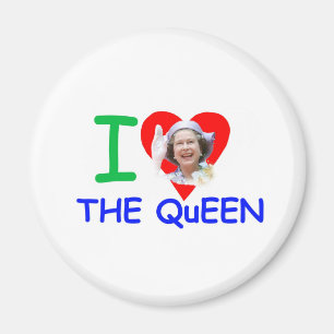 Imã Eu amo a Rainha - Rainha Elizabeth II