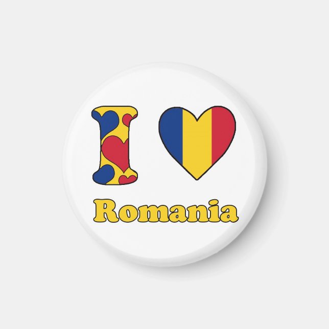 Imã Eu amo a Romênia (Frente)