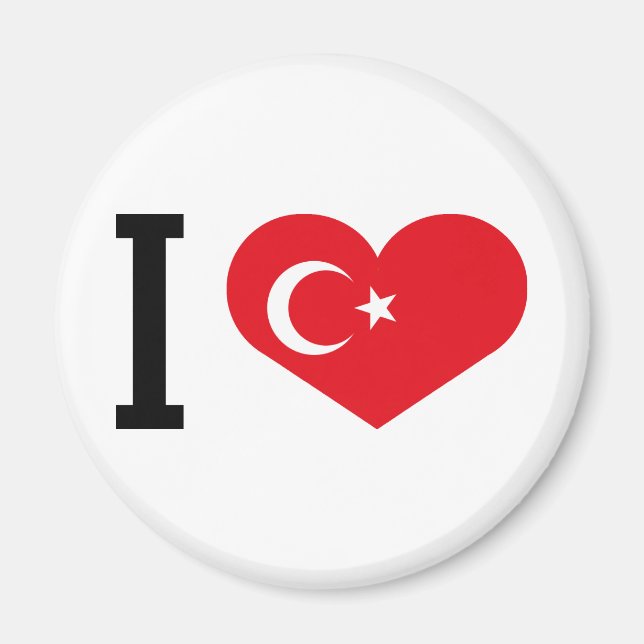 Imã Eu amo a Turquia (Frente)