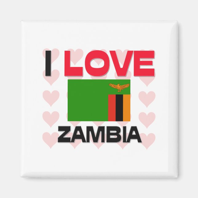 Imã Eu amo a Zâmbia (Frente)