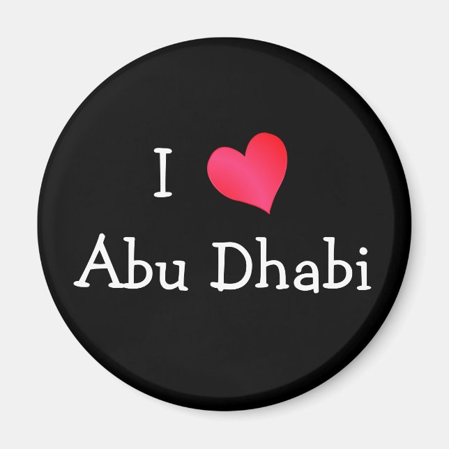 Imã Eu amo Abu Dhabi (Frente)