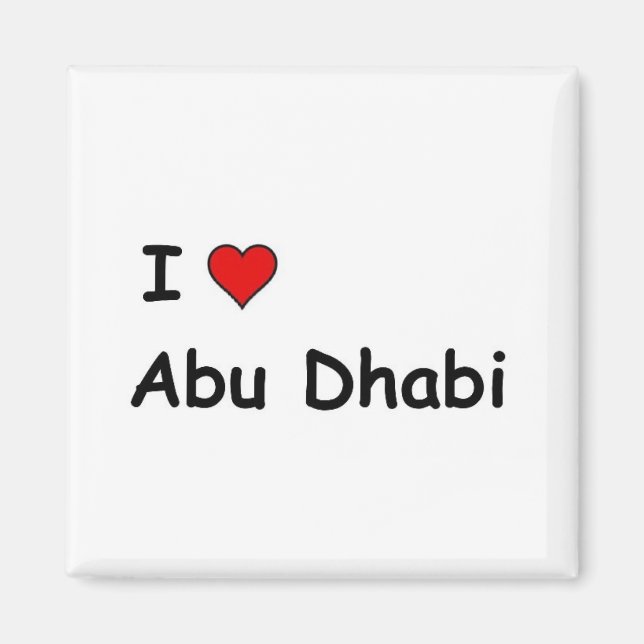 Imã Eu amo Abu Dhabi (Frente)