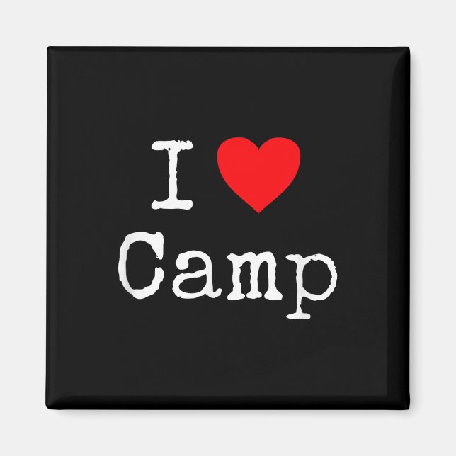 Imã Eu Amo Acampamento  (Frente)