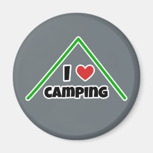Imã Eu amo acampar