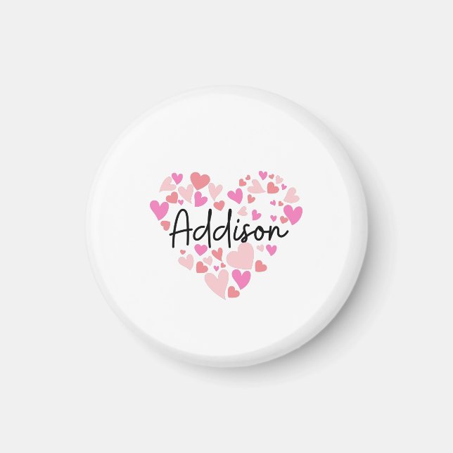 Imã Eu amo Addison (Frente)