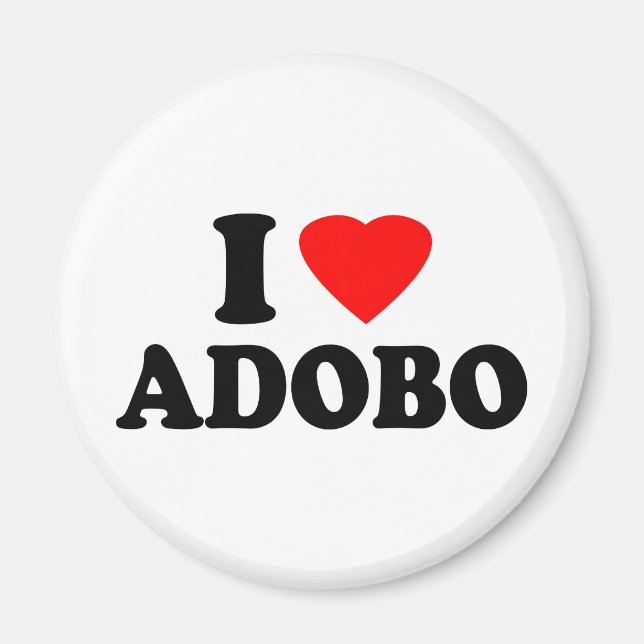 Imã Eu Amo Adobo (Frente)