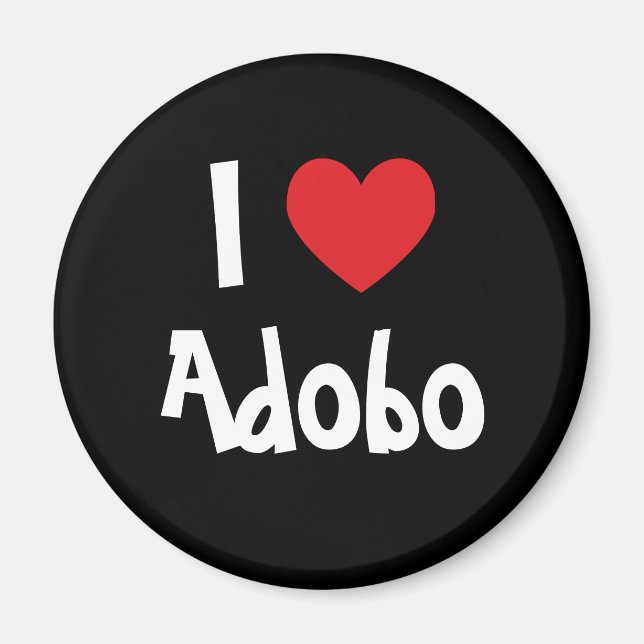 Imã Eu Amo Adobo (Frente)