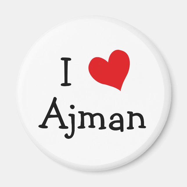 Imã Eu Amo Ajman (Frente)