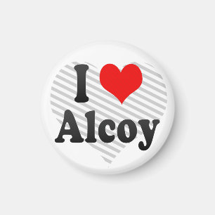 Imã Eu amo Alcoy, espanha