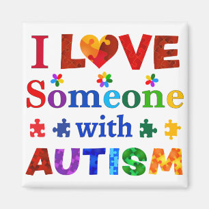 Imã Eu amo alguém com AUTISM