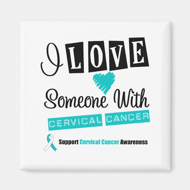 Imã Eu Amo Alguém Com Cancer Cervoso (Frente)