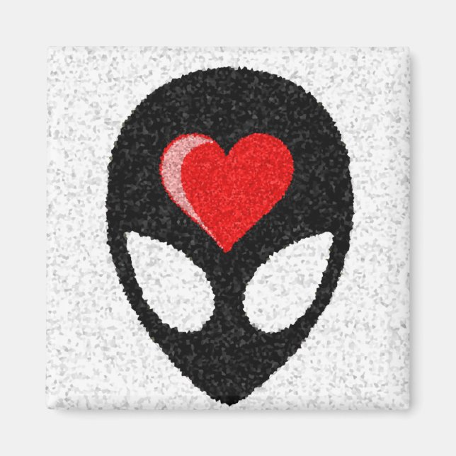 Imã EU AMO aliens! (Frente)