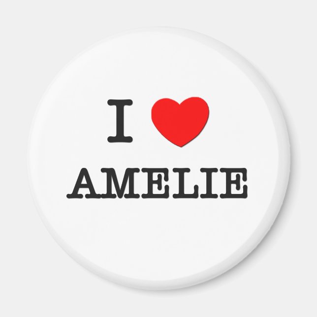 Imã Eu Amo Amelie (Frente)