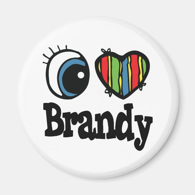 Imã Eu Amo (Amo) Brandy (Frente)