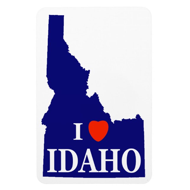 Ímã Eu Amo (Amo) Idaho (Vertical)