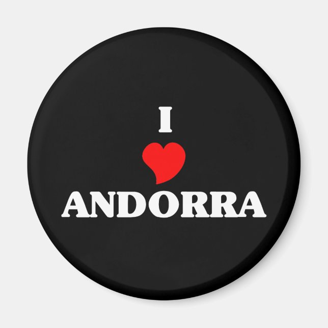 Imã Eu amo Andorra (Frente)