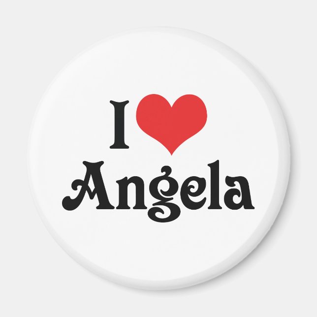 Imã Eu amo Angela (Frente)