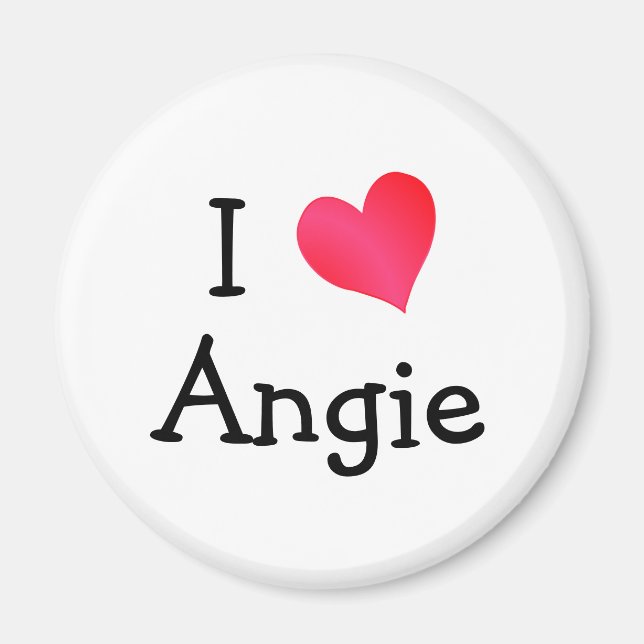 Imã Eu Amo Angie (Frente)