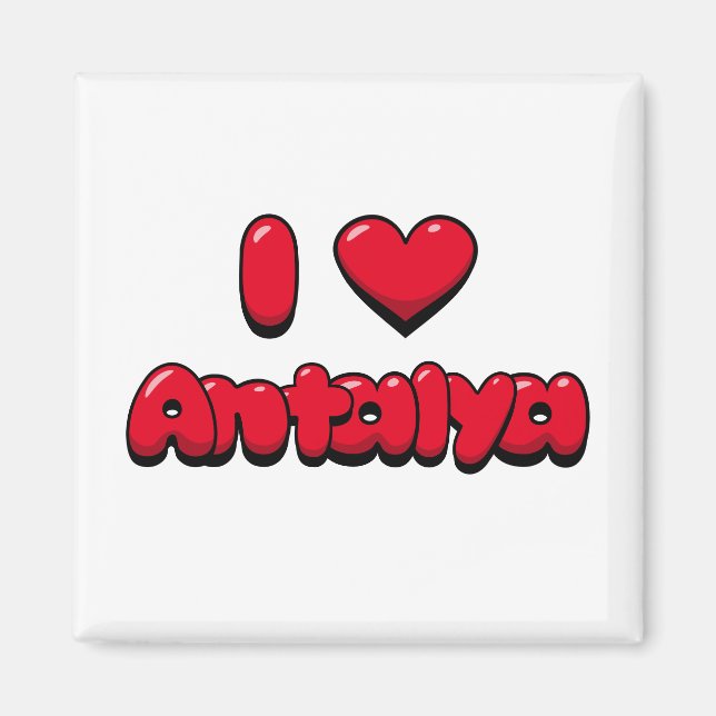 Imã Eu Amo Antalya (Frente)