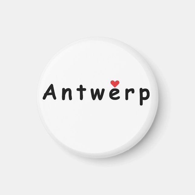 Imã Eu amo Antuérpia (Frente)