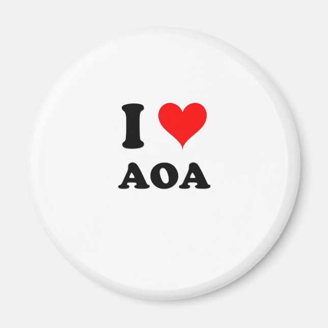 Imã Eu Amo Aoa (Frente)