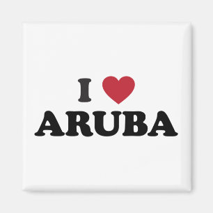 Imã Eu amo Aruba