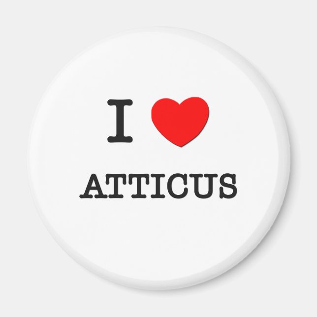 Imã Eu Amo Atticus (Frente)