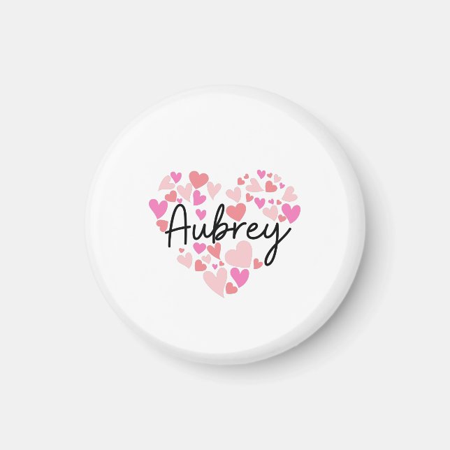 Imã Eu amo Aubrey (Frente)