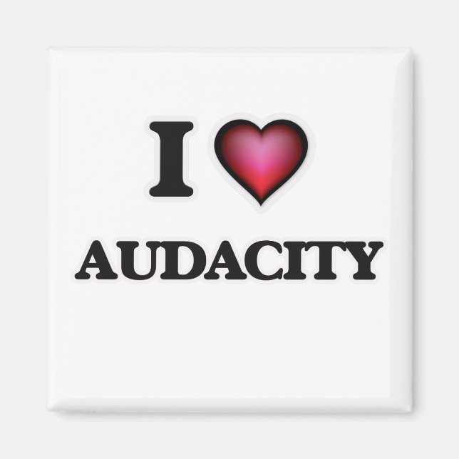 Imã Eu Amo Audacidade (Frente)