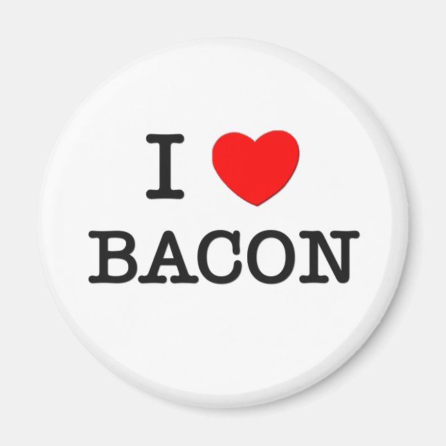 Imã Eu Amo Bacon (Frente)