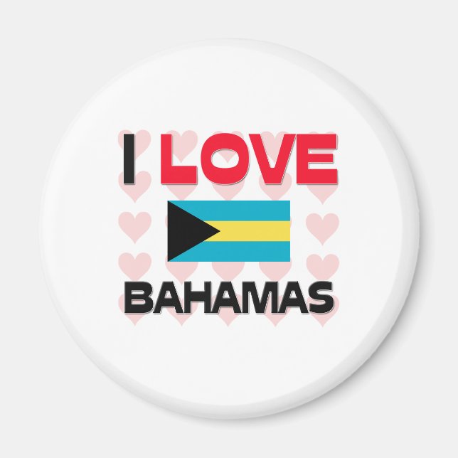 Imã Eu Amo Bahamas (Frente)
