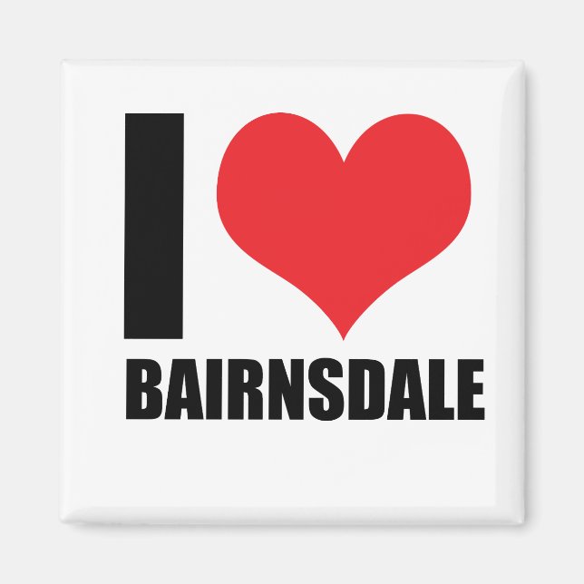 Imã Eu amo Bairnsdale (Frente)